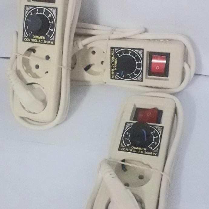 Dimmer AC 220 Volt 2000 Watt Potensiometer mengatur kecepatan bor MURAH