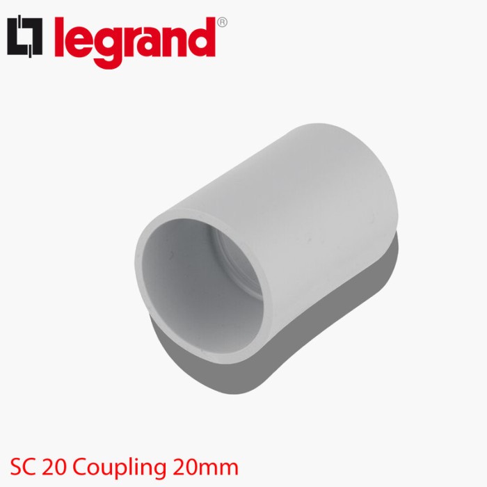 LEGRAND COUPLING 20MM Sok Sambungan Pipa