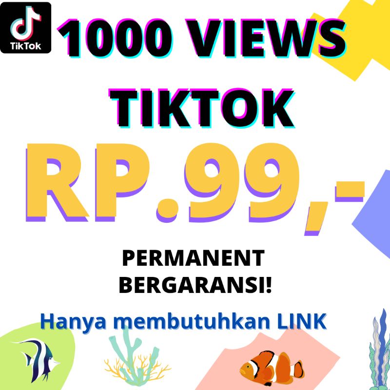 1000 Views Tiktok Termurah