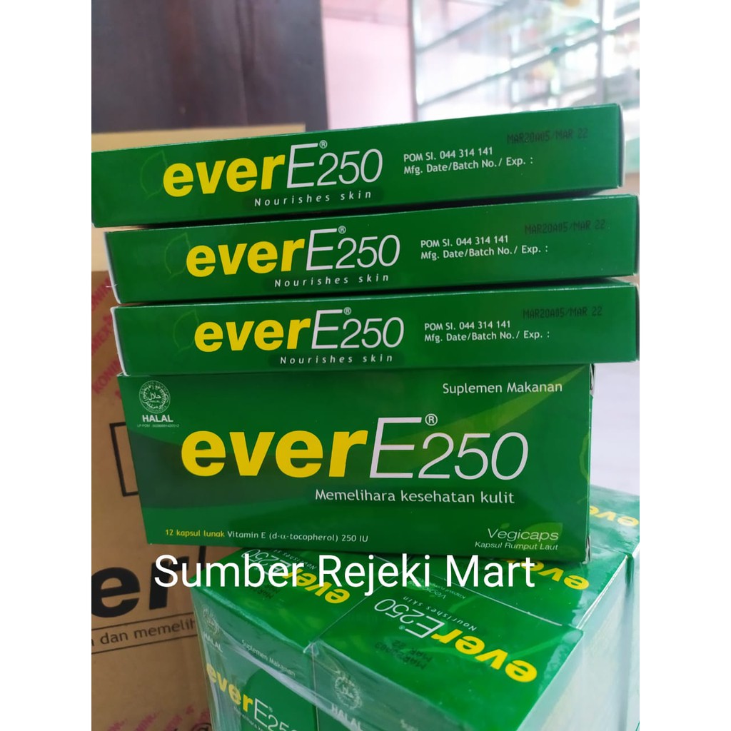 EVER E 250 IU - BOX ISI 12 SOFT CAPS / EVER E KOTAK / PROMIL EVER E