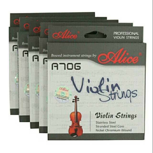 Senar biola Alice A706 violin strings Alice 706 senar Alice tujuh kosong ENAM