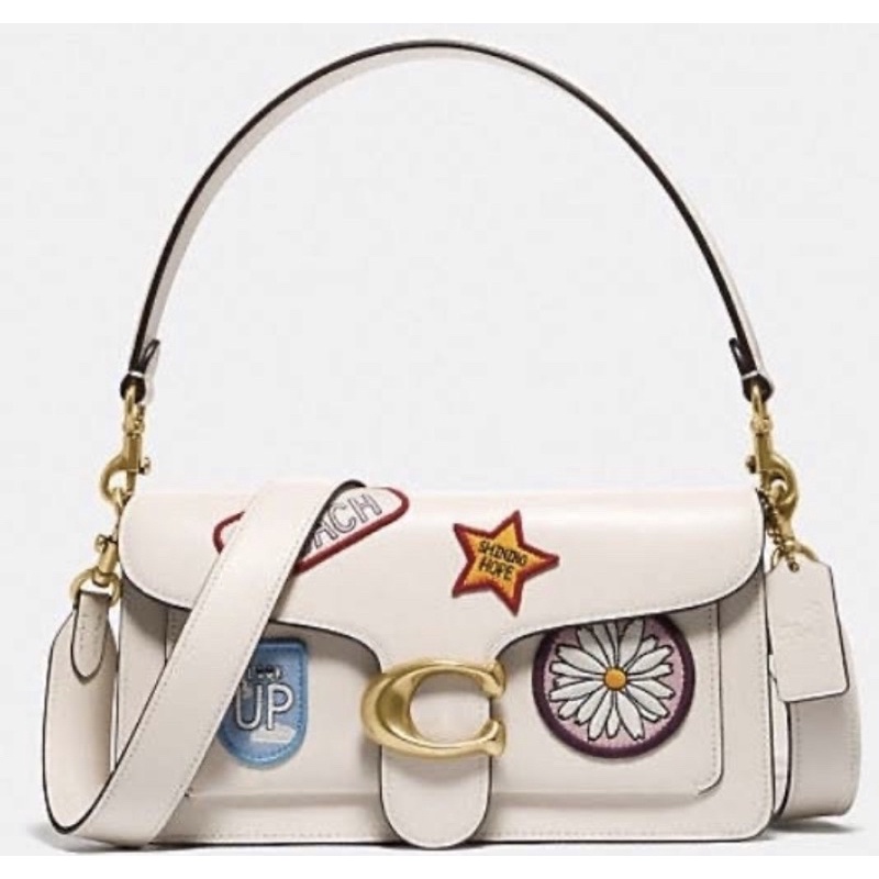 Coach Tabby 26 White With Patch  (5844)