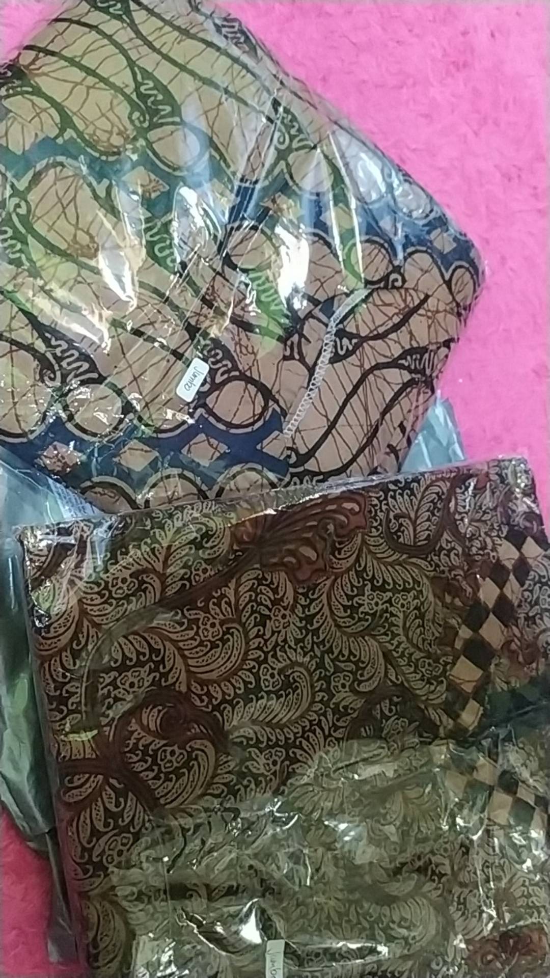 Gamis Batik Bisa Cod Padi Sekar Cantik Kubis Kipas Daun Berasan