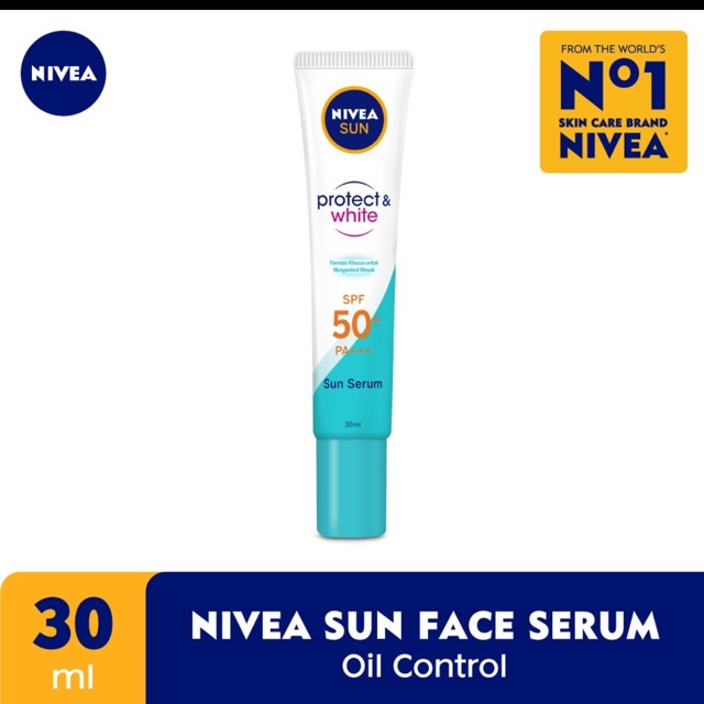 Nivea sunblock biru