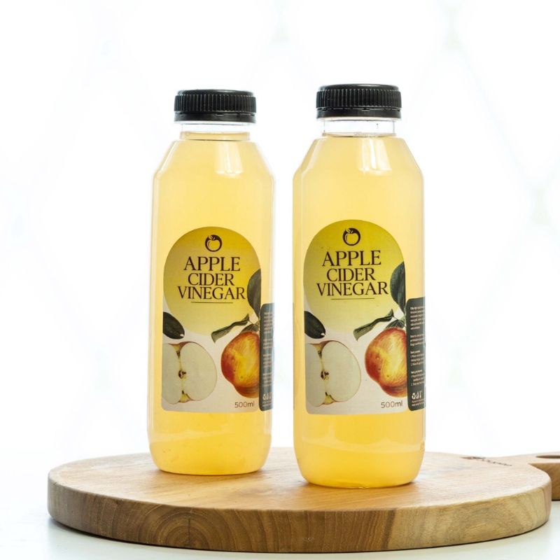 

Cuka Apel Asli - Apple Cider Vinegar with Mother / Cuka Apel Original 500 ml