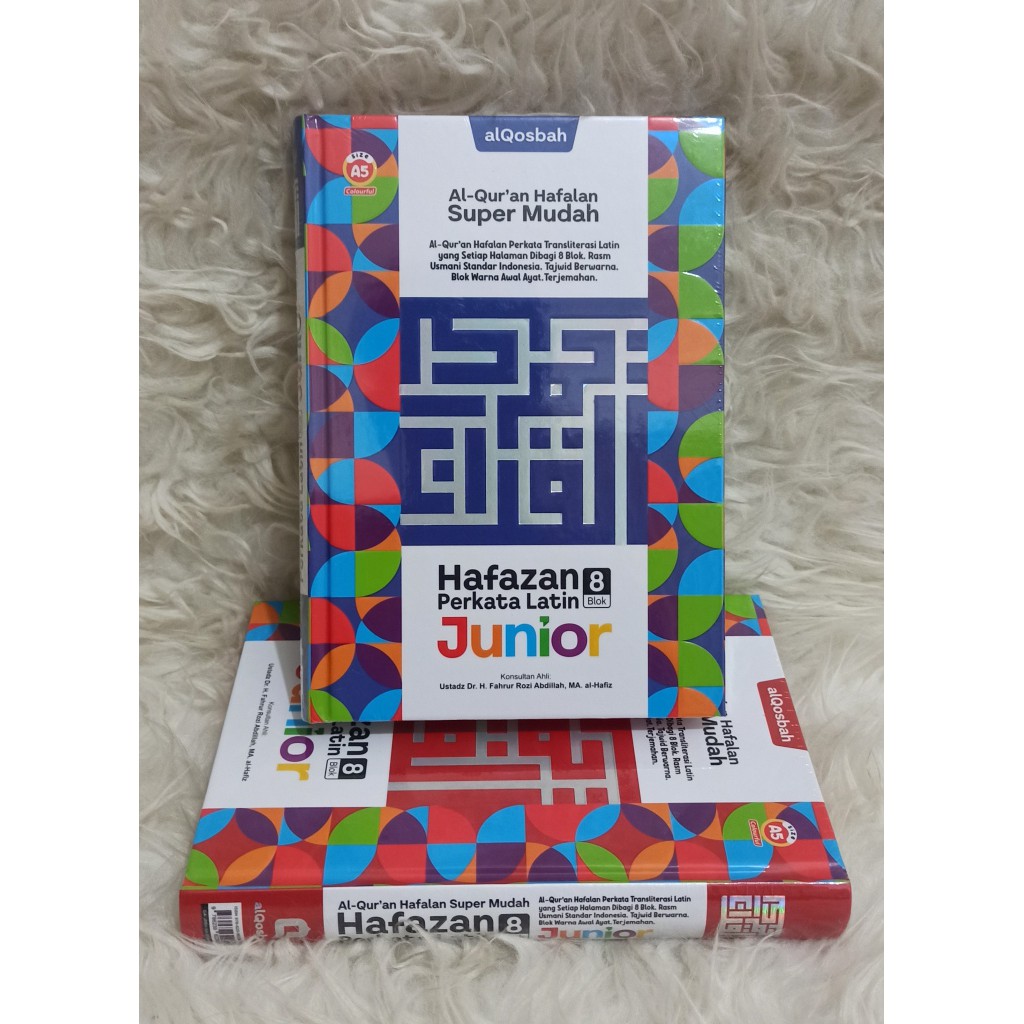 Alquran HAFAZAN 8 PERKATA LATIN JUNIOR/hafalan/8 blok warna
