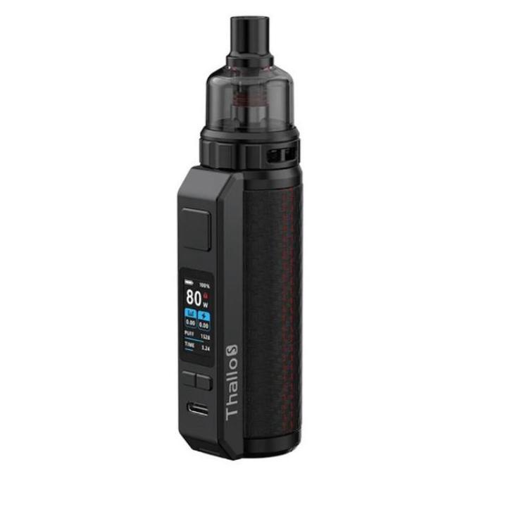 New elektronik tinta VMSP Vapee Vapoor SMOKEE THALO S KIT 80W Free Baterai+L 10ml mesin uap qkqt199