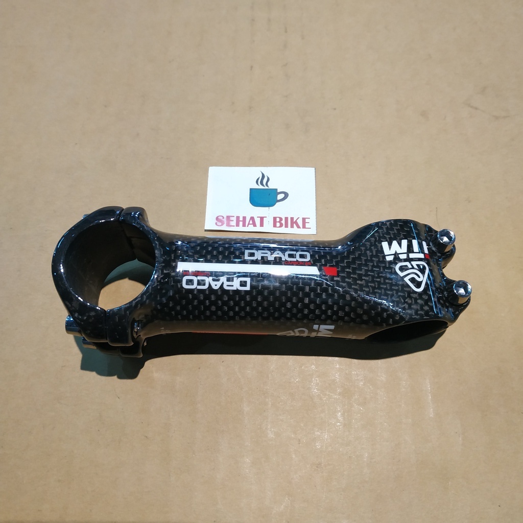 Stem Sepeda ITM Draco Panjang 10mm Carbon Original