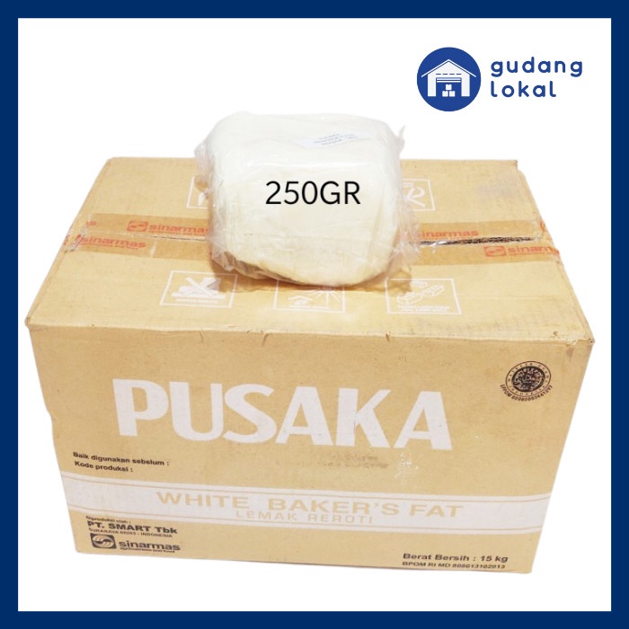 

Pusaka White Bakers Fat / Mentega Putih 250Gr