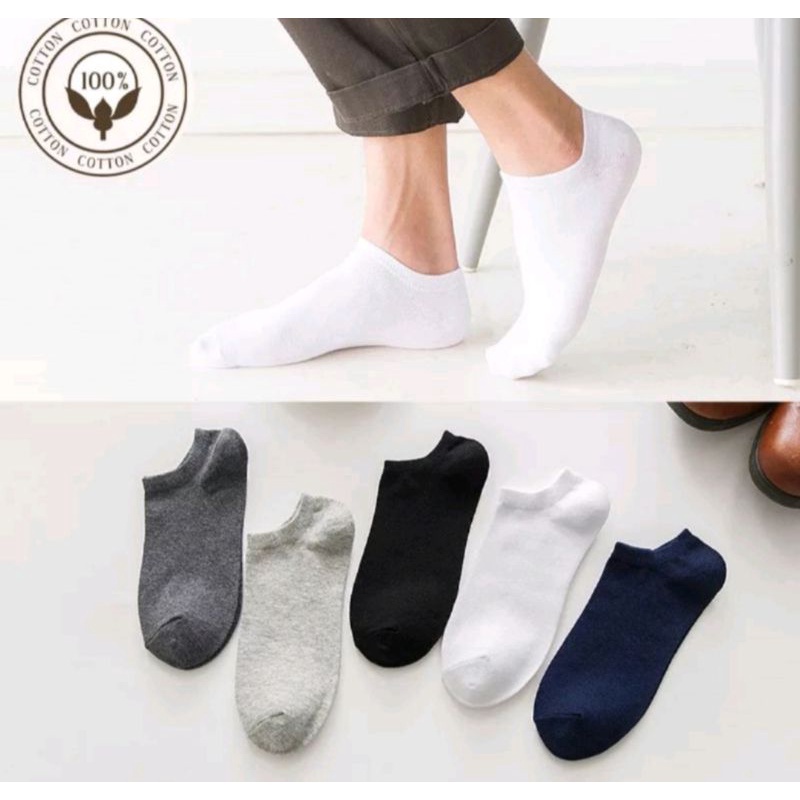 KAOS KAKI MATA KAKI DEWASA POLOS /SEMATA KAKI PENDEK UNISEX LIHAT FOTO