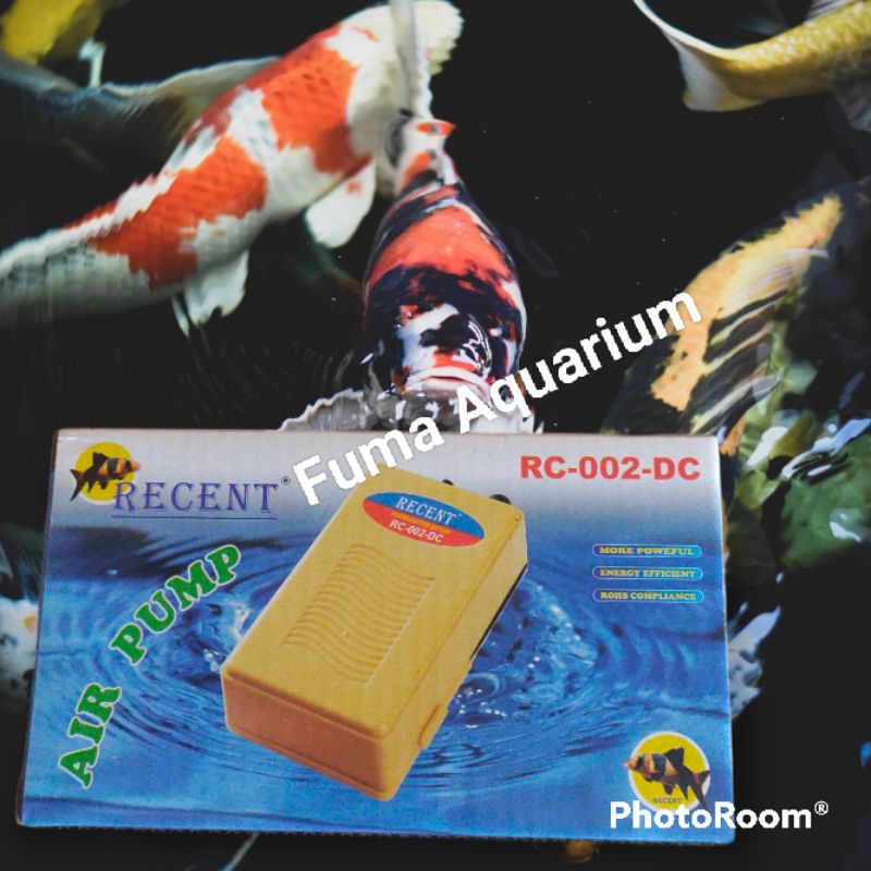 Recent RC AA 002 DC Aerator Airpump baterai portabel 1lubang Aerator Emergency