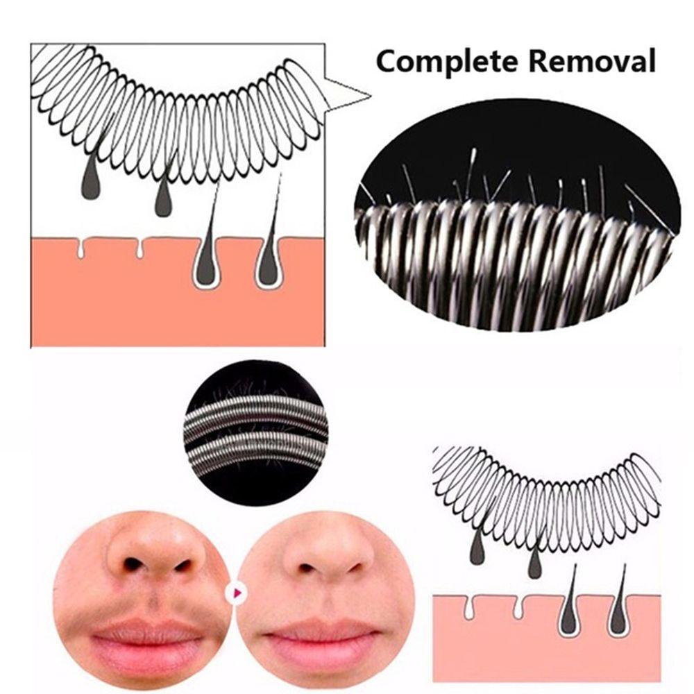 Top Facial Hair Remover High Quality Penghilang Bulu Tubuh Stainless Steel Depilation Cukur Epilator Wajah