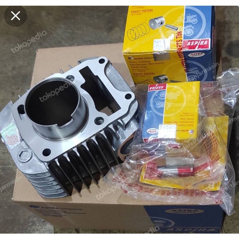 Kas Blok Piston Lengkap Honda Supra X 125 Karbu Honda Karisma KPH