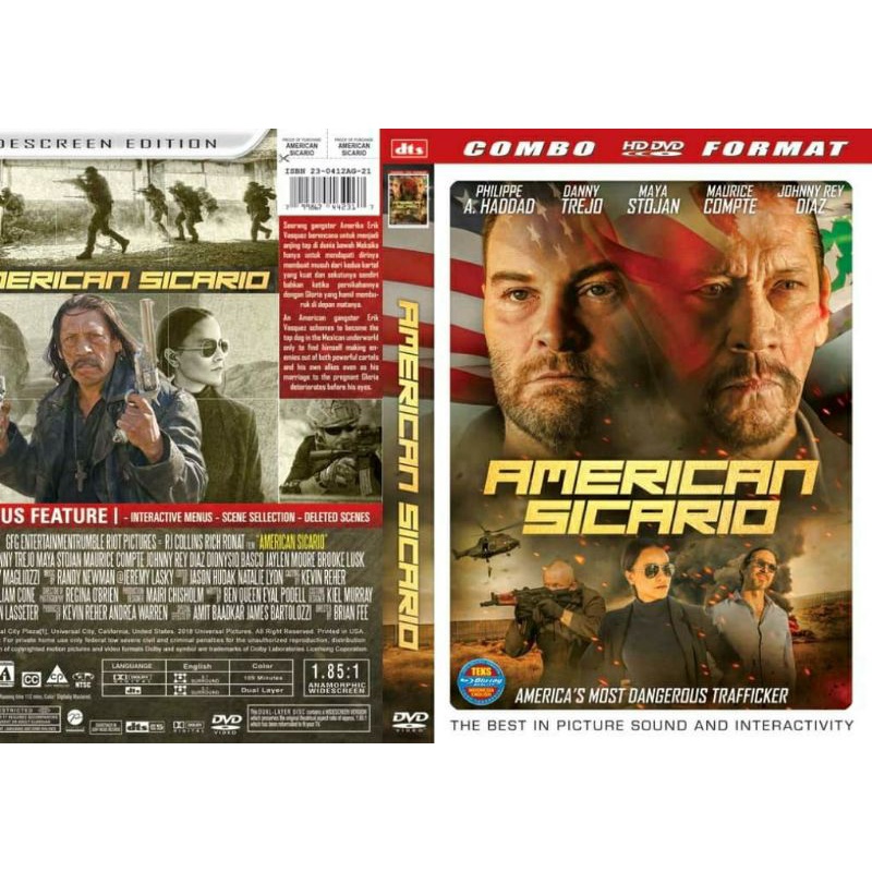 Jual Dvd American Sicario Od Dts R1 Action Crime Danny Trejo Maya Stojan Maurice Compte 