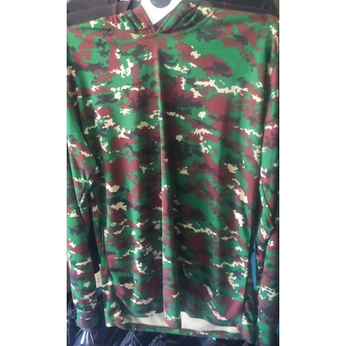 Hodie reglan army/switer loreng full drifit