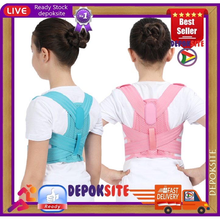 Posture Corrector Correction Korset Terapi Penegak Punggung Anak Dewasa Cw Cowok