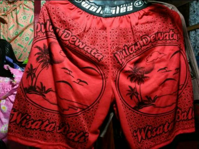 TERMURAH! CELANA PENDEK BOXER UNTUK PRIA &amp; WANITA - SOUVENIR MURAH KHAS JOGJA