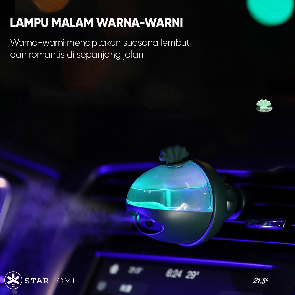 Car Humidifier Car Diffuser Mobil Pelembap Udara Rumah Humidifier Diffuser LED Difuser Mobil J03B