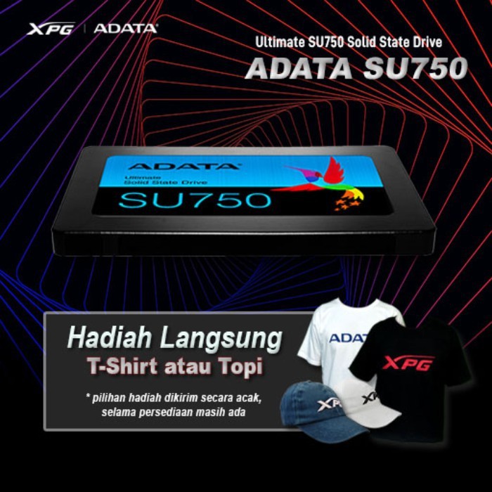 SSD ADATA SU750 1TB - SSD SATA 3 / SSD SATA III - SSD 2.5 inch