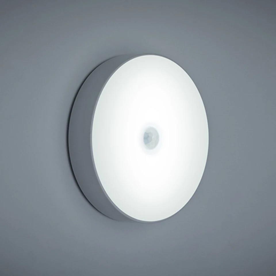 Lampu malam LED Otomatis Siang Malam Motion Sensor| Led lampu tidur sensor gerak tempel rak dinding 