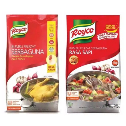 

Royco Bumbu Pelezat Serbaguna 1kg ( Ayam & Sapi )