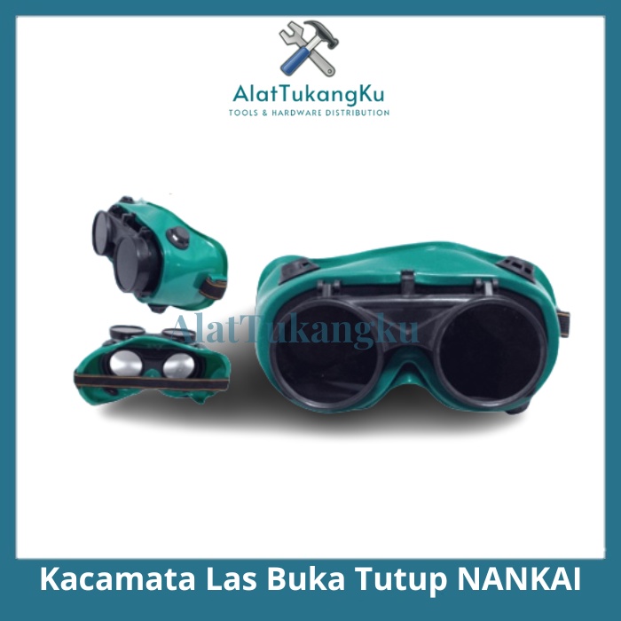 Nankai Kacamata Safety Las Buka Tutup - Perlindungan Optimal untuk Pekerjaan Las Anda