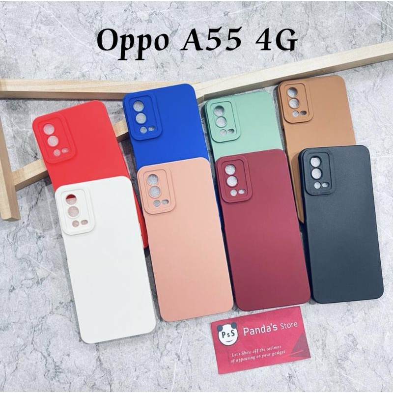 Softcase Pro Camera Oppo A55 4G Candy Case Full Color 3D Silikon TPU