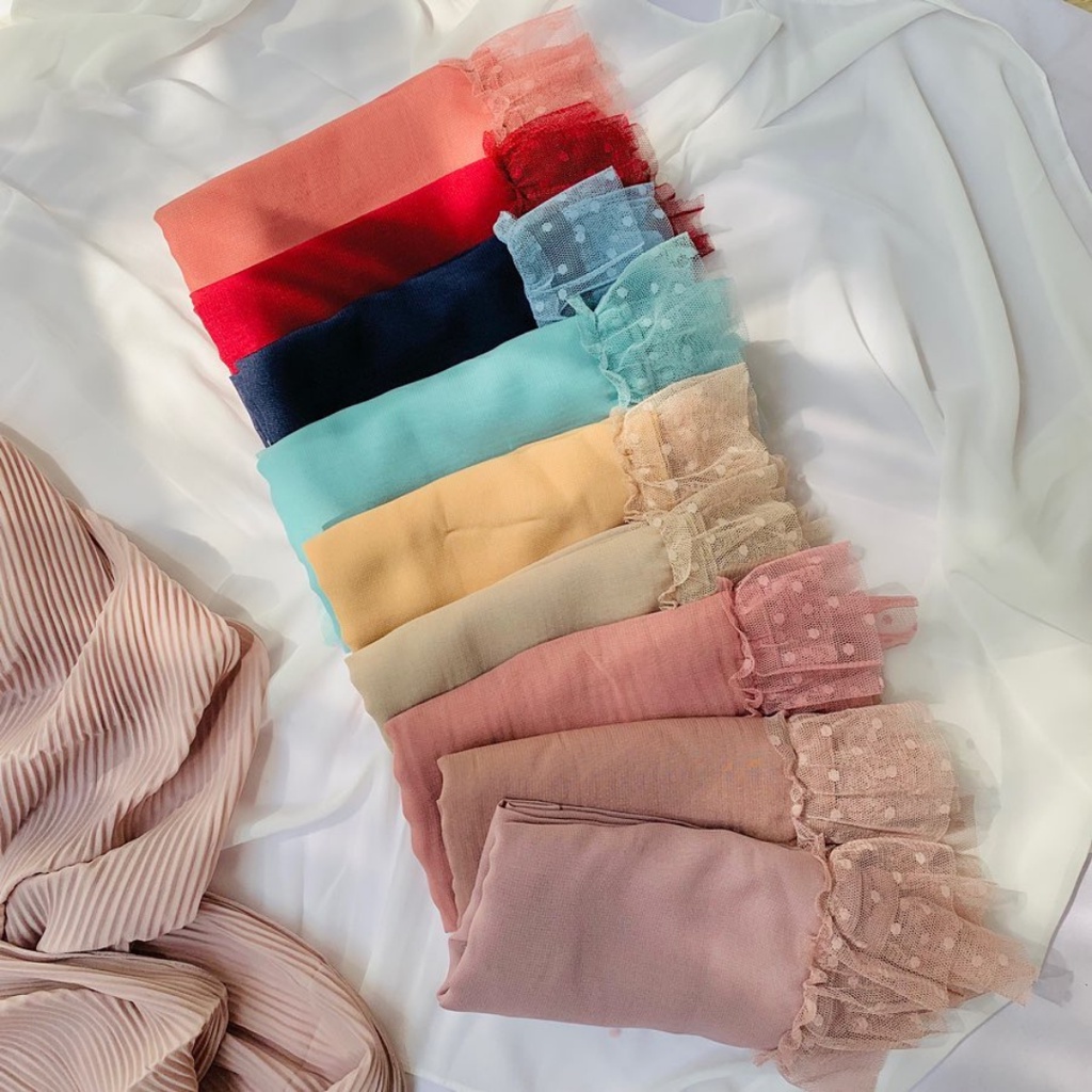 𝗖𝗮𝗿𝗲.𝗶𝗻 Rapunzel Jilbab Segiempat Rempel Doty - Bellasquare Tille Dotty PREMIUM