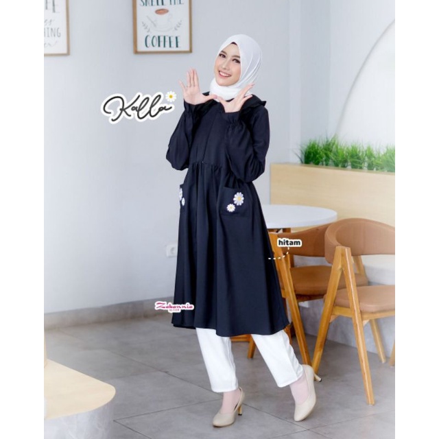 kalla set tunik by zabannia open pre order