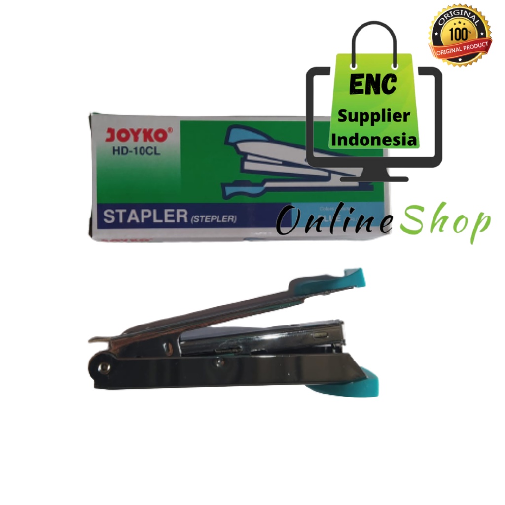 

JOYKO 1 buah stapler HD-10CL stapler hd10cl staples kecil hd 10cl 10 mm warna mix random per pcs - enc.sup