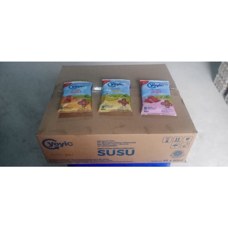 YOYIC SUSU BANTAL 90ML KEMASAN KARTON (ISI 48PCS)