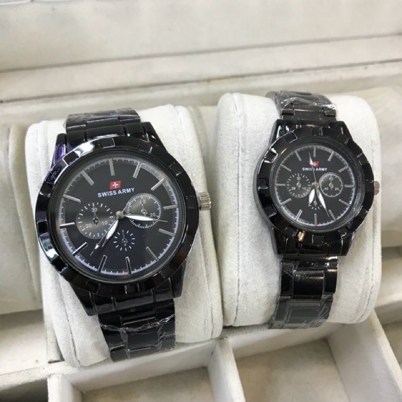 TERMURAH,,, JAM TANGAN COUPLE REMAJA/DEWASA CASE BLACK KEREN