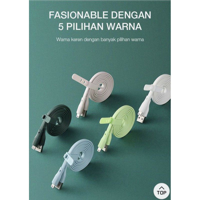 KABEL DATA ROBOT RGL100 CABLE LIGHTNING IPHONE