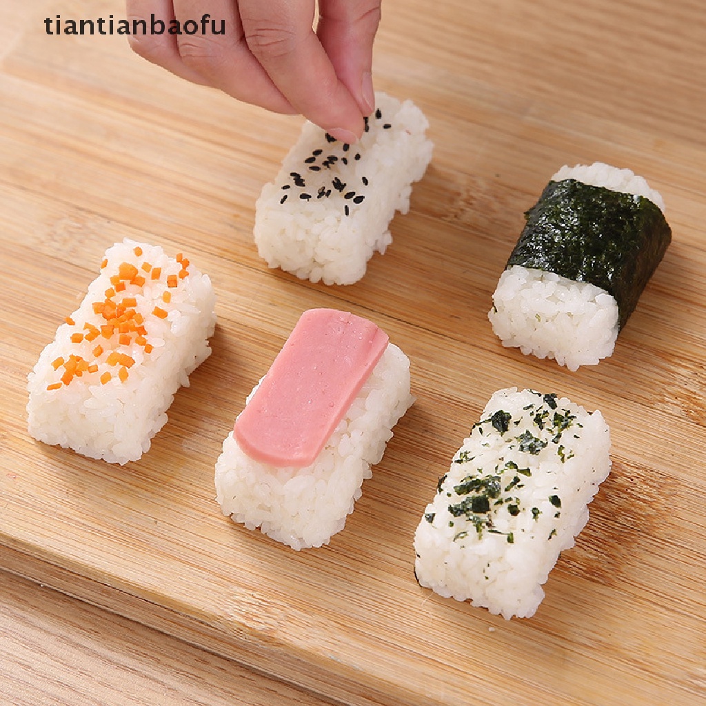 Cetakan Pembuat 5 Roll Sushi Nigiri Nasi Bento Gaya Jepang