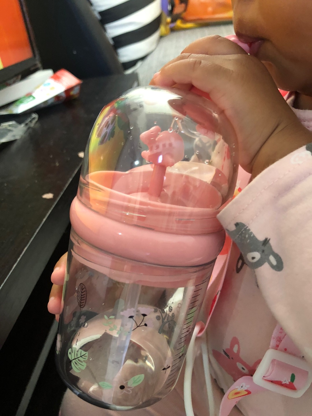 Botol Minum Whale Cup Straw | Lumba Lumba Air Mancur | Botol Unik