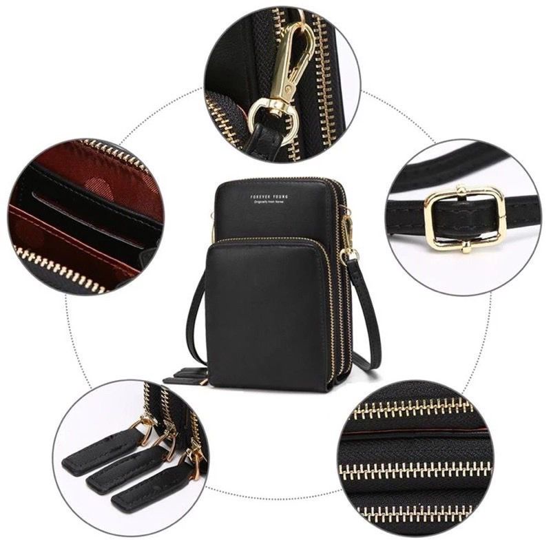 Kedaibutik Dompet HP Wanita Model Pouch ORIGINAL FOREVER YOUNG Import - KB168