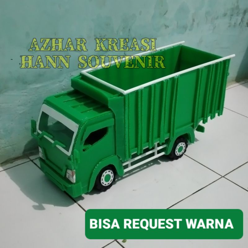 Miniatur Mainan Truk Oleng Bahan Plastik