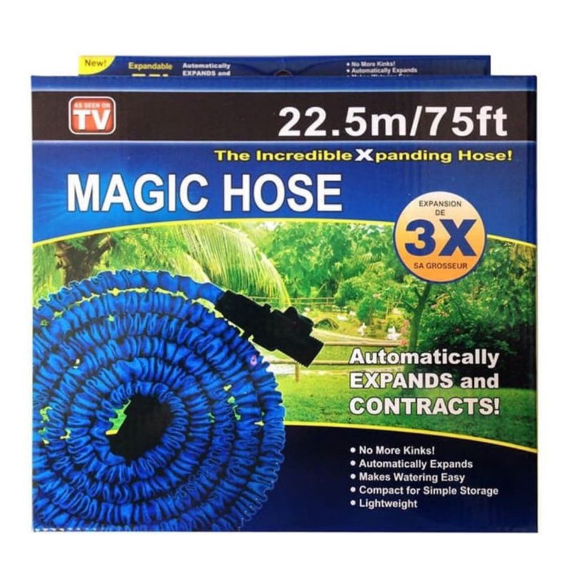 Alat Ajaib Selang Semprot / Selang Magic Hose 22.5m 75ft Semprotan Air Gun Sprayer 22,5 M