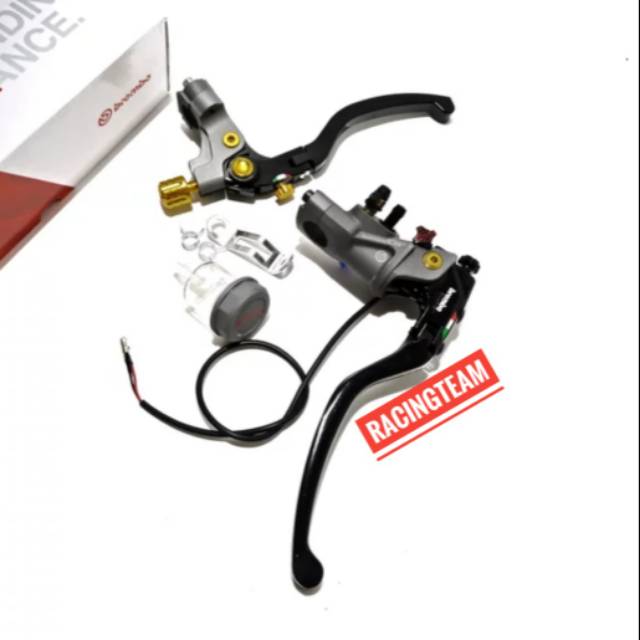Master rem Brembo 19 RCS corsacorta - handle kiri kanan universal yamaha-honda-kawasaki-suzuki