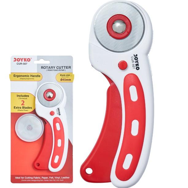 

☑ Joyko Rotary Cutter / Cutter Putar + REFILL Cutter Baju Kain CUR-507 ♖