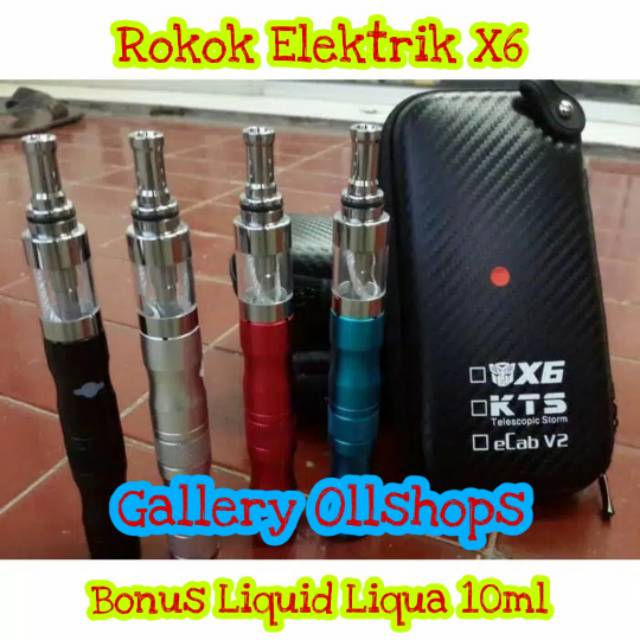  TERBARU  Rokok  Elektrik  X6 1300mah rokok  elektrik  vape 