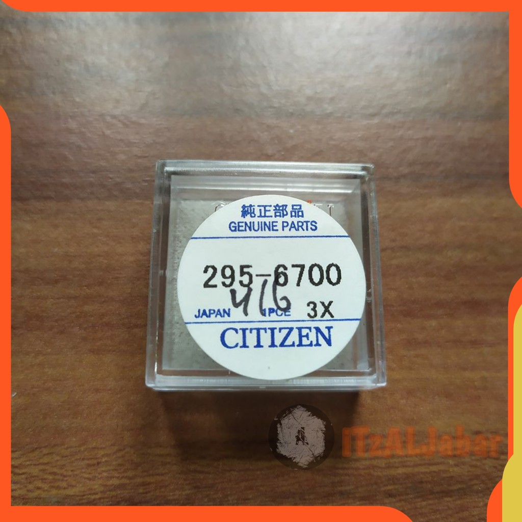 Kapasitor baterai Citizen ecodrive 295 6700 Genuine parts CITIZEN 295 6700 Original Baterai MT416