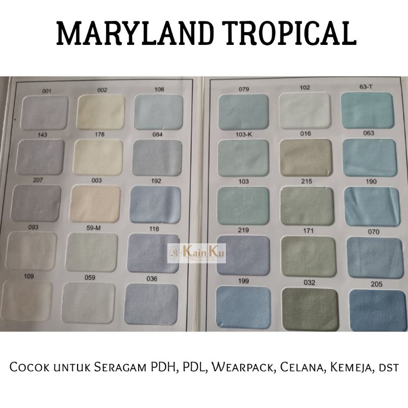 KAIN MARYLAND TROPICAL DELUXE KHUSUS ROOL