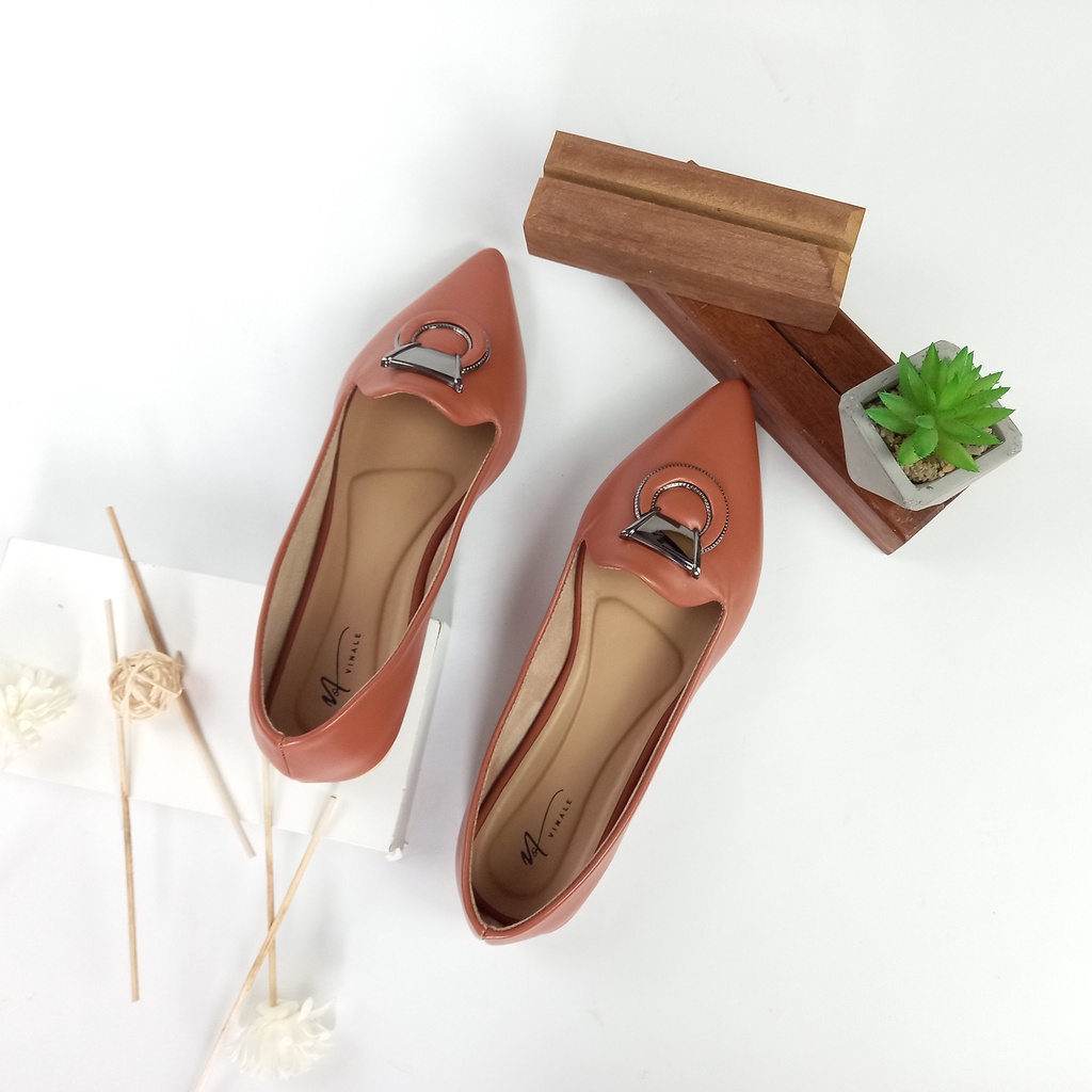 VNL Valerie Flatshoes | Sepatu Wanita | Sepatu Flatshoes | Flatshoes Casual | Sepatu hak 1cm