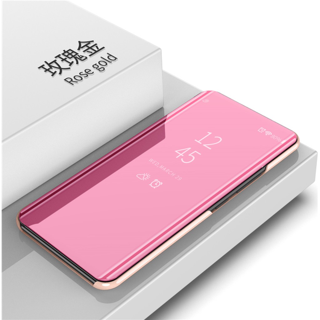 Luixury Clear Case Vivo Y53S - Casing Vivo Y53S Case Flip Cover