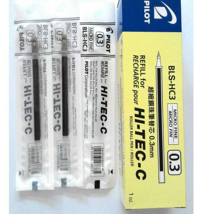 

LANGSUNG KIRIM.. Refill Hi-tec c 0.3 isi pulpen hitech pilot 0.3 (1 lusin/ 12 pcs)
