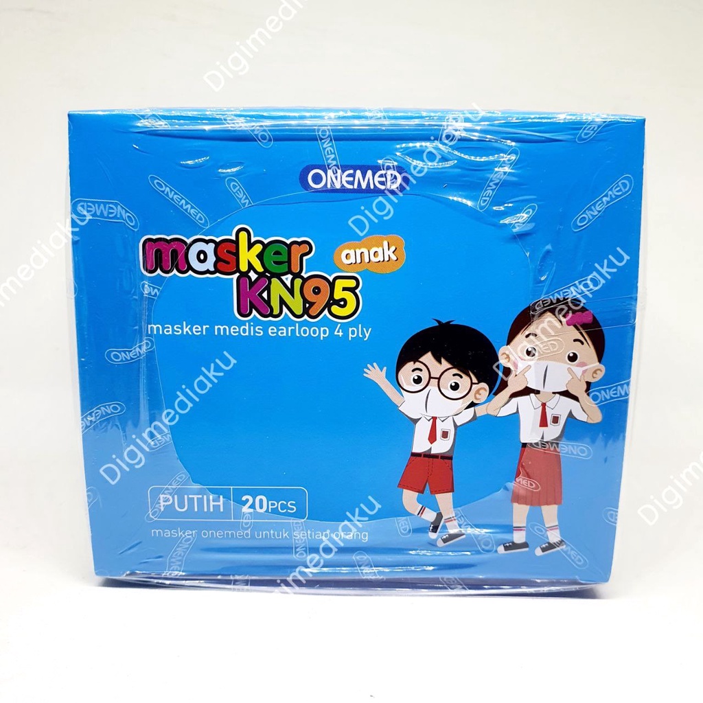 Masker KN95 Onemed Anak Masker Medis Earloop 4ply