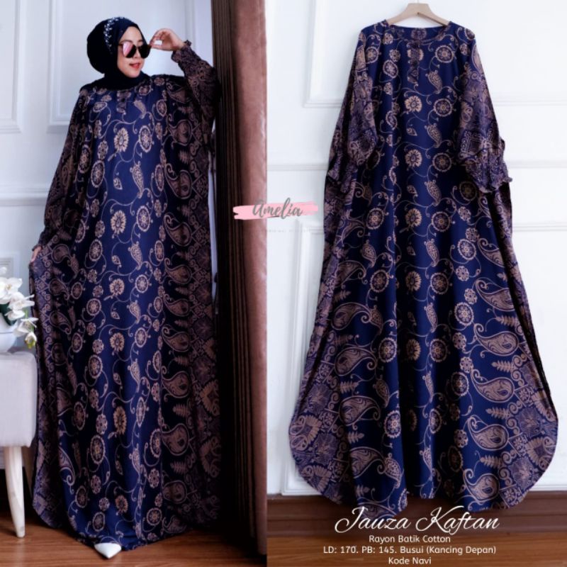 JAUZA KAFTAN BY AMELIA//KAFTAN JUMBO BAHAN RAYON //KAFTAN RAYON