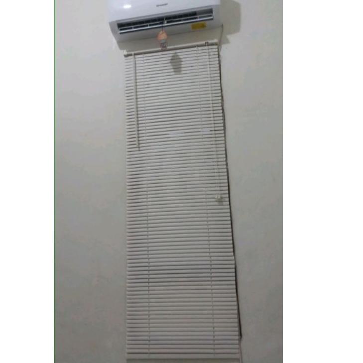 ()TIRAI GULUNG PVC JENDELA 60 X 180 CM KRIS VENETIAN BLIND GORDEN Lebar 60 X panjang 180 CM