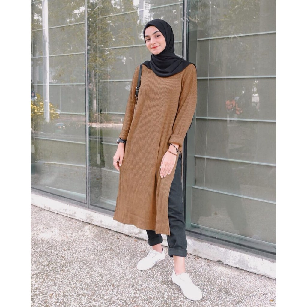 Tunik Rajut Muslim /  Syani Tunik Rajut / ATASAN MUSLIM
